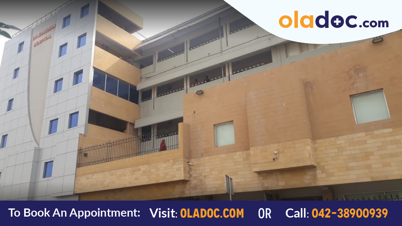 Front View of Dr Ziauddin Hospital Karachi